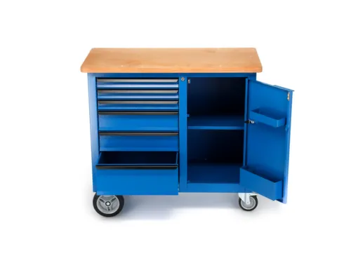 1504 0321 Rolwerkbank met 6laden