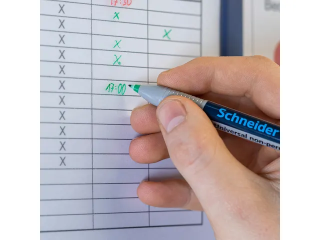 Universele marker Schneider Maxx 223 F non-permanent zwart