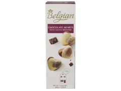 Chocolat The Belgian cœurs brownies salés 65g