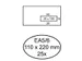 Envelop Quantore Venster EA5/6 110x220mm Venster Rechts Zelfklevend