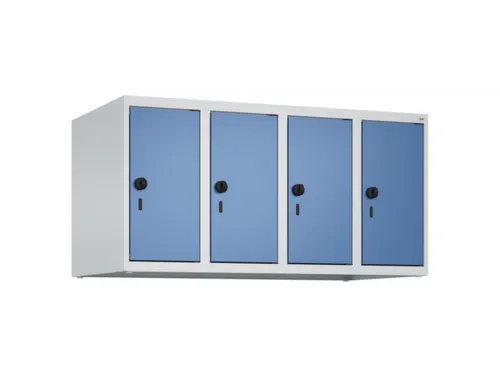 opzetkast,v. locker,4vak.,vak B 250mm,HxBxD 500x1000x500mm,vleugeldeur