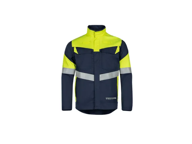 Sioen 603U ECO werkjas Norwan ARC Marine/Fluogeel maat XL