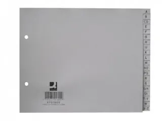 Tabbladen Set A-Z PP A4 2-Gaats 20 Tabs Grijs - 2