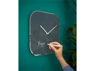 Wandklok Leitz Cosy grijs glas - 7
