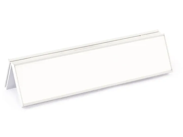 Tafelnaambord Aluminium Profiel Dubbelzijdig 210x52mm