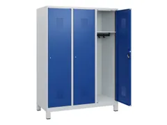 schoollocker,HxBxD 1630x1200x500mm,3vak,vak B 400mm,cil.-slot,voeten