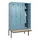 locker met bank,HxBxD 2120x1200x815mm,4vak,vak B 300mm,draaigrendel