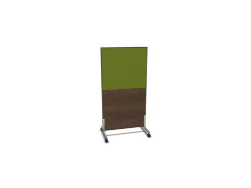 scheidingswand,HxB 1545x800mm,NV bruin hickory,BN7048-groen