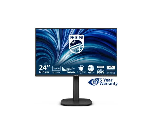 Philips 24B2U3301D 24 Inch Monitor IPS USB-C Docking 4MS