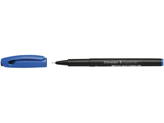 Fineliner Schneider Topliner 967 Blauw 0.4mm