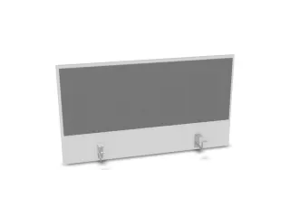 opzetpaneel,v. bureau,aanbouw achter,B 1000mm,Bl-wit,BN8078-grijs - 1