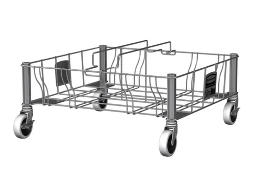 transportwagen,v. 2xafvalverzamelaar 60/87l,laad H 228mm,LxB 523x508mm