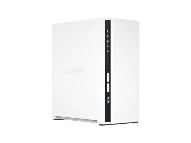 QNAP 2 x 3.5 inch, ARM 4-core Cortex-A55, 2 GB RAM, 4 GB Flash NAS