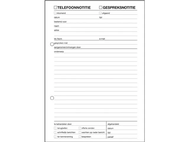 Expres telefoonregister A5 Nederlandstalig 100vel
