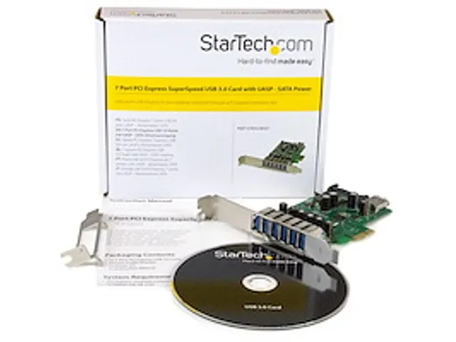 7 Poorts PCI Express USB 3.0 Kaart 5Gbps