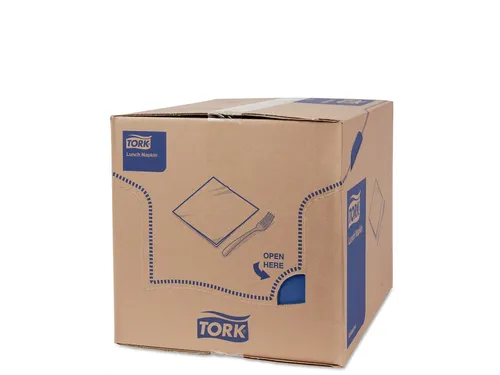 Lunchservet Tork Advanced 1/8 vouw 2-laags 328x325mm 200 vel donkerbla