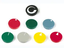 Deksel Voor 15mm Knop (Rood - Witte Pijl)