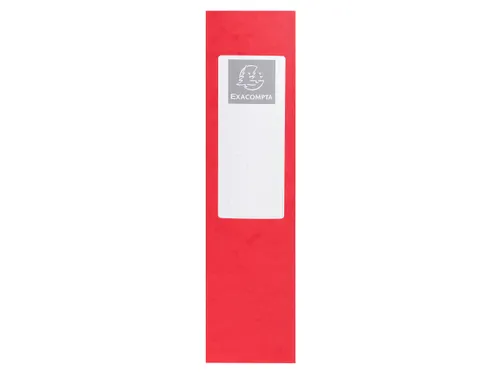 Klasseerdoos glansk. rug 80mm A4 rood