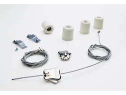 OUTLET Whitebordophangset (Wand/Plafondrail)