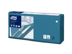 Tork 477845 Lunchservet Advanced Blauwgroen 33x33cm