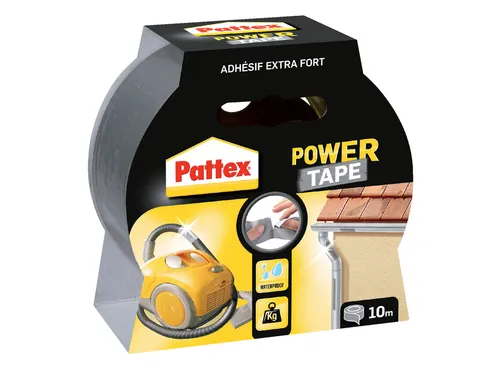 Plakband Pattex Power Tape 50mmx10m grijs