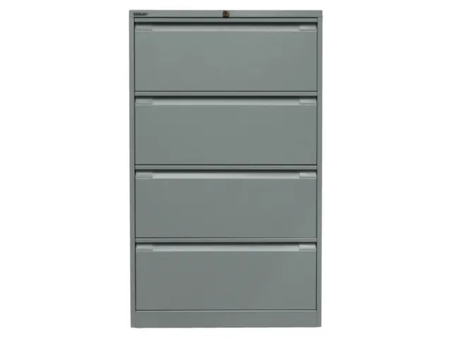 hangmappenkast HxBxD 1321x800x622mm 4hangmappenframes zilver