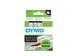 Labeltape Dymo 45800 D1 S720820 19mmx7m zwart op transparant
