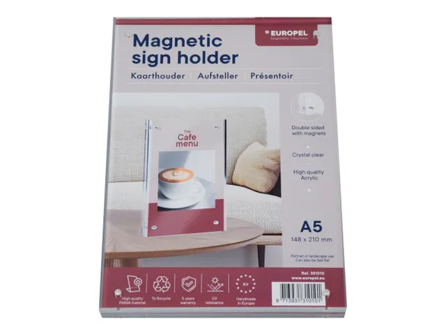 Europel Kaarthouder Luxe A5 Acryl