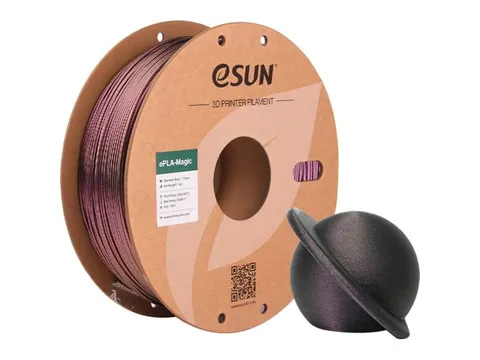 eSUN 3D printer Filament ePLA Magic 1,75mm Glinsterend Paars 1kg