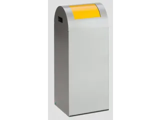 Afvalverzamelaar Zelfblussend 60 Liter 800X320X320Mm Klemring Geel - 1