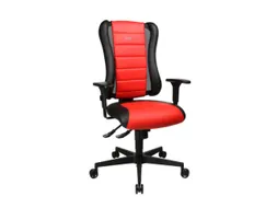 Topstar Bureaustoel Sitness Racer RS 3D-zitting, zwart/rood