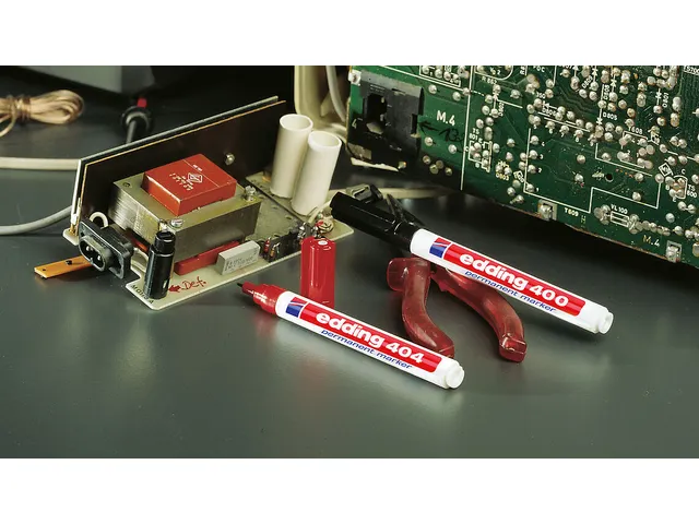 Viltstift edding 404 rond zwart 0.75mm