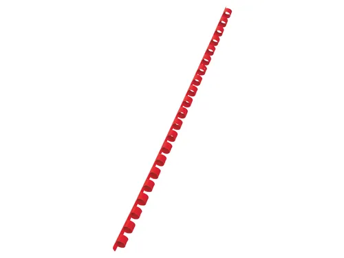 Bindrug GBC 8mm 21-rings A4 rood 100stuks