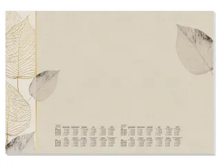 Designonderlegger Sigel Natural Leaves 26/27 59,5x41cm 30 vel 80 grams - 2