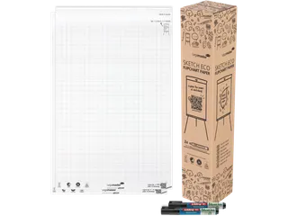 Legamaster SKETCH ECO Flipoverpapier 98x65cm Raster 2x 50vel - 1