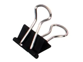 Papierklem MAUL 213 foldback 13mm capaciteit 4mm zwart - 1