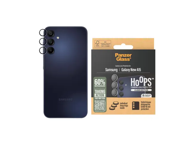 PanzerGlass Hoops Camera Lens Protector Transparent Samsung Galax