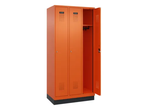 locker,HxBxD 1950x900x500mm,3vak,vak B 300mm,cil.-slot,sokkel