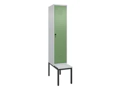 locker voor scheiding van kleding,HxBxD 2120x400x815mm,1vak