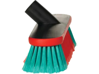 Ovale Autowasborstel 475552 Watertoevoer 27cm zwart - 2