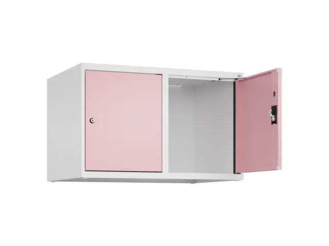 opzetkast,v. locker,2vak.,vak B 400mm,HxBxD 500x800x500mm,cilinderslot