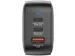 Mini GaN Muurlader 70W 3-poorts Zwart