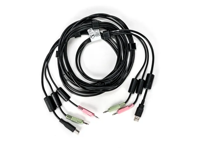 Vertiv Avocent CBL0135, 3 m, USB, USB, USB, 1-USB, 2-3.5mm, 1-USB, 2-3