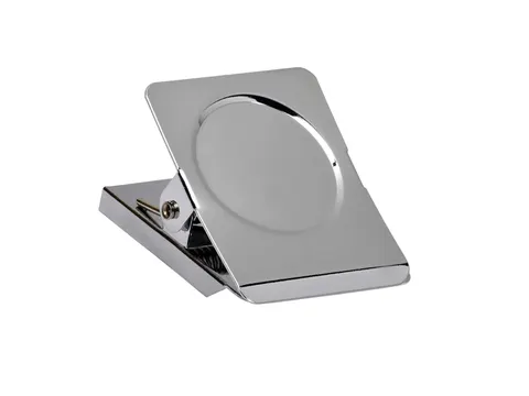 Papierklem MAUL magnetisch vierkant 40mm capaciteit 25mm zilver