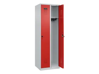 locker,HxBxD 1850x600x500mm,2vak,vak B 300mm,draaigrendel - 2