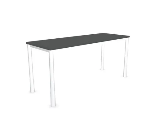 In hoogte verstelbaar bureau,HxBxD 720-840x1600x600mm,MS-donkergrijs