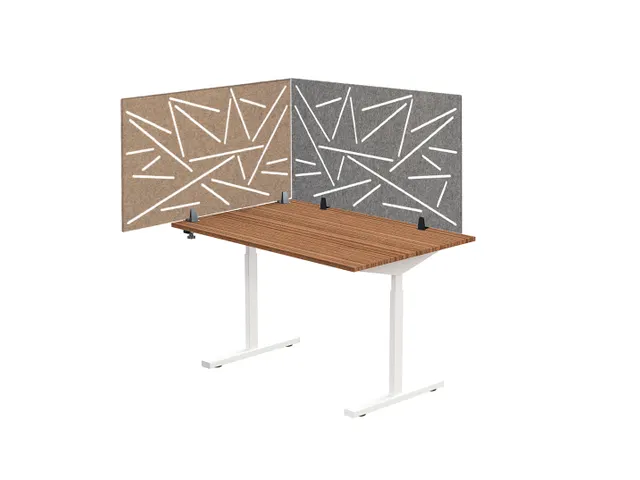 Ecran de séparation acoustique motif découpé 60x120cm Sable