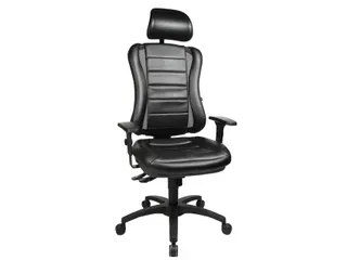 Bureaustoel Topstar Head Point RS zwart kunstleder - 2