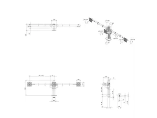Viewgo modular monitorarm bureau 230 wit - 7