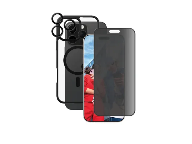 PanzerGlass | CARE by Flagship 3-in-1 Privacy Bundle iPhone 16 P